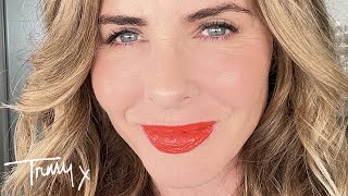 Stack Hack How To Stop Your Lip Colour From Bleeding  Makeup Tutorial  Trinny [upl. by Ellednahc]