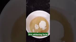 चेहरे को गोरा करने वाला फेशियल skin whitening remedy [upl. by Eenal]