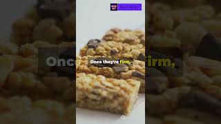 DIY Granola Bars in One Minute 🍫 [upl. by Arv]