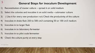 Inoculum development [upl. by Nylsirk]