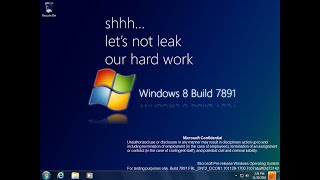 Taking a look at Windows 8 Build 7891 [upl. by Jackie]