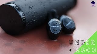 Jabees Firefly TWS Bluetooth 50 Earbuds Unboxing and Review IPX5 Rating [upl. by Arsuy]