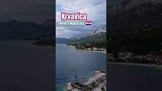 Krvavica 🇭🇷🏖️ Riwiera Makarska 🌞 Chorwacja croatia dronefootage makarska [upl. by Oisinoid464]