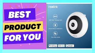 Reolink 6MP Fisheye Security Camera 245GHz WiFi Camera [upl. by Cassella]