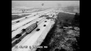 40vehicle pileup caught on camera during Wisconsin snowstorm [upl. by Quinta]