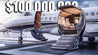 Private Jet Worth of 100 Million with Advanced Technology [upl. by Yttak]