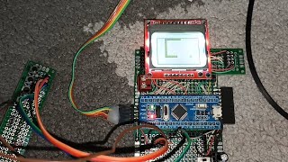 SNAKE GAME NOKIA 5110 PCD8544 STM32 STM32F103 [upl. by Hcab778]