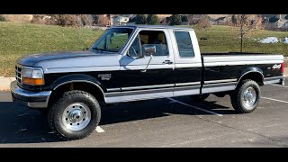 1996 Ford OBS 73L Powerstroke StartCruise [upl. by Ogu]