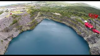 Riding the fastest zip line in the world  the whole journey in around 2 12 minutes [upl. by Clywd921]