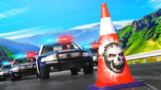 Annoying Cops with Prop Car in GTA 5 RP [upl. by Yard]