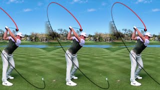 VIKTOR HOVLAND GOLF SWING  SLOW MOTION [upl. by Tterab]