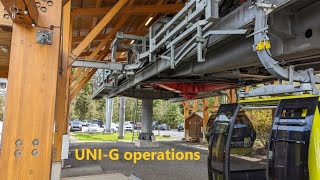 Doppelmayr UNIG Gondola drive terminal operations [upl. by Laszlo518]