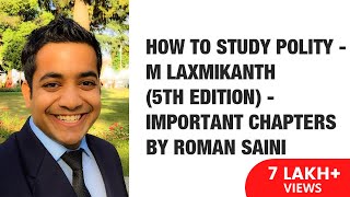 How To Study Polity  M Laxmikanth 5th edition  Important Chapters By Roman Saini [upl. by Mot]