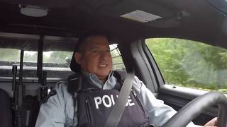 Un policier de la GRC retourne travailler dans sa réserve mikmaq [upl. by Nnaaras]