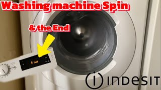 Indesit Washing Machine Spin amp End [upl. by Falconer541]