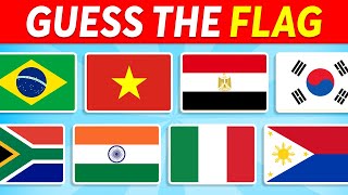 🚩 Guess the Country by the Flag 🌍  World Flags Quiz 🧠🤯 [upl. by Yort536]