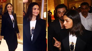 Alia Bhatt and Ranbir Kapoor Visuals After Animal Movie Special Screening In Mumbai [upl. by Duke295]