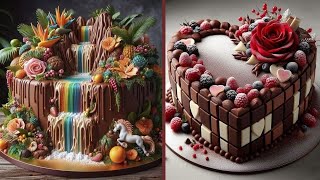 Top 100 So Beautiful Cake Decorating Ideas Like a Pro  Most Satisfying Cake Tutorials Video 13 [upl. by Tama]