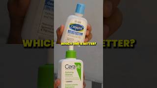 Cetaphil VS CeraVe  which one is better Gentle Cleanser vs hydrating cleanser shorts [upl. by Rahas937]