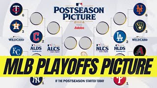 🔥¿QUIENES SERÁN LOS CLASIFICADOS MLB PLAYOFFS 2024 🔥 [upl. by Aynod]