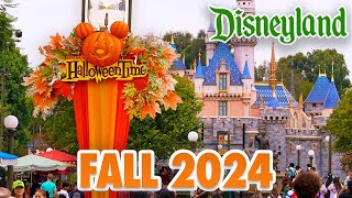 Disneyland Fall 2024 Walkthrough Haunted Mansion Holiday amp Halloween Decorations 4K POV [upl. by Amjan]