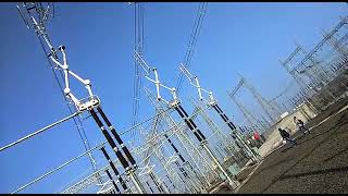 400kV Pantagraph Isolator Electrical Operation [upl. by Edmon92]