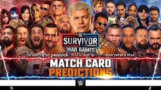 WWE Survivor Series 2023  Card Predictions [upl. by Idnic]