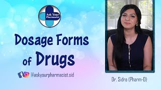 What are different Dosage forms of drugs  Pharmaceutical dosage forms  Drug formulations [upl. by Grannias]