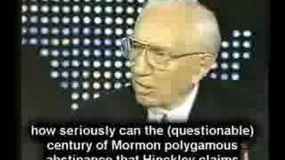 Is Mormon Prophet Hinckley Lying on Larry King [upl. by Htiel]