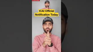 Breaking news ICAI latest announcement notification latest update news CA May June 2024 exam icai [upl. by Nolahc]