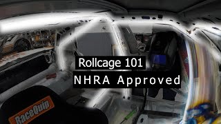 Crown Vic Gets Custom NHRA Roll Cage  Rollcage 101 [upl. by Nodnal]