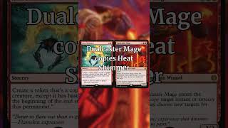 Heat Shimmer amp Dualcaster Mage MTG Combo mtgcombo mtg magicthegathering [upl. by Annaeg243]