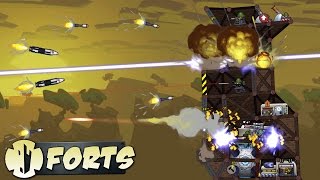 Forts Best SUPERWEAPON is Laser or CANNON Forts Gameplay [upl. by Adli]