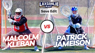 Freshman shines Patrick Jameison Duke vs Malcolm Kleban Denver  Lacrosse Goalie Save Edit [upl. by Eveleen]