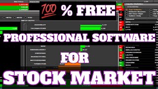 FREE SOFTWARE FOR STOCK MARKET ANALYSIS BEST FREE CHART ANALYSIS SOFTWARE PROFESSIONAL SOFTWARE [upl. by Uliram41]