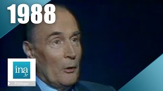 François Mitterrand  Campagne présidentielle 1988  Archive INA [upl. by Gytle]