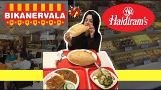 Haldiram vs Bikanervala  The Ultimate Veg Food Battle [upl. by Pietje]