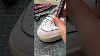 Custom Adidas Forum Low Sneaker Customization with Edding 🖊️ [upl. by Aneeuqal]