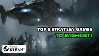 My Top 5 Wishlisted Strategy Games for 2025 [upl. by Zaob290]