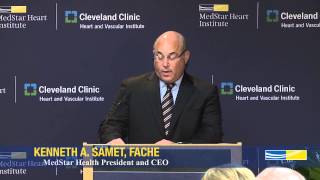 Kenneth A Samet on MedStar Heart InstituteCleveland Clinic Alliance [upl. by Aicirtam358]