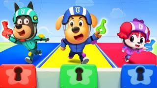 The Escape Room Challenge  Funny Cartoons for Kids  Police Cartoon  Sheriff Labrador [upl. by Ttenaej]