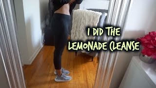 I DID THE MASTER CLEANSE  LEMONADE DIET [upl. by Pilloff200]