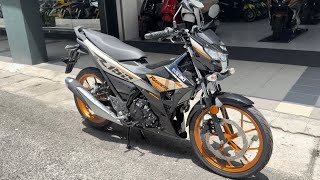 Suzuki Raider R150 2024  Metallic Matte Fibroin Grey Walkaround [upl. by Laurentia]