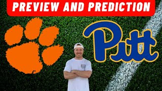 CLEMSON AT PITTSBURGH PREVIEW AND PREDICTION [upl. by Eimmas290]