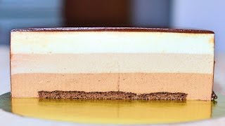 Муссовый торт Три шоколада ☆ Chocolate mousse cake [upl. by Eniamat]