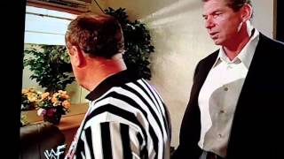 Vince McMahon chews out Earl Hebner [upl. by Lleirbag]