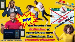 🤭🤫VOICI COMMENT CONTRÔLER UN WIFI ZONE SANS ORDINATEUR👌NUTILISEZ PLUS AWEBSERVER UTILISER ÇECI👆 [upl. by Sianna]