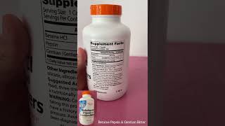 In Hand Review of Doctors Best Betaine HCI Pepsin amp Gentian Bitters [upl. by Gusella]