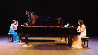 Dukas Sorcerers Apprentice 2 pianos 8 hands  Malaysian Piano Quartet [upl. by Enieledam343]