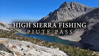 High Sierra Fishing  Piute Pass [upl. by Mani745]